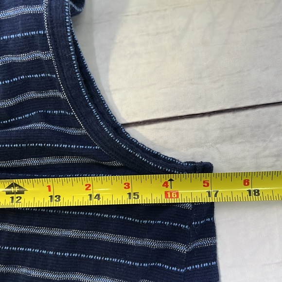 Loft Striped‎ Blue/White Tank Top - SZ: Small - Picture 3 of 6